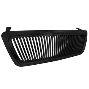 Coolstuffguru Compatible with Ford F150 Xl Stx Xlt Fx4 Black Vertical Front Grille 1 Pc