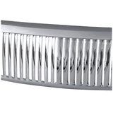 Coolstuffguru Compatible with Ford F150 Xl Xlt Stx Fx 4 2 Crew, Ext., Stan., Cab, Chrome Vertical Front Grille