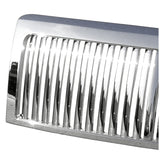 Coolstuffguru Compatible with Ford F150 Xl Xlt Stx Fx 4 2 Crew, Ext., Stan., Cab, Chrome Vertical Front Grille