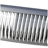 Coolstuffguru Compatible with Ford F150 Xl Xlt Stx Fx 4 2 Crew, Ext., Stan., Cab, Chrome Vertical Front Grille