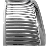 Coolstuffguru Compatible with Ford F150 Xl Xlt Stx Fx 4 2 Crew, Ext., Stan., Cab, Chrome Vertical Front Grille