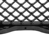 Coolstuffguru Compatible with Ford F150 F-150 Pickup Front Bumper Hood Grille Polished Black ABS Replacement