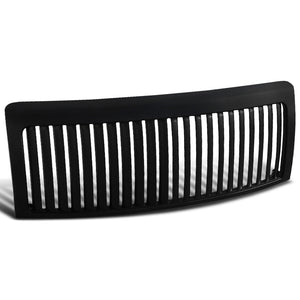 Coolstuffguru Compatible with Ford F150 F 150 Stx Svt Fx4 Lariat, Flat Black Vertical Front Hood Grill Grille