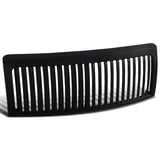 Coolstuffguru Compatible with Ford F150 F 150 Stx Svt Fx4 Lariat, Flat Black Vertical Front Hood Grill Grille
