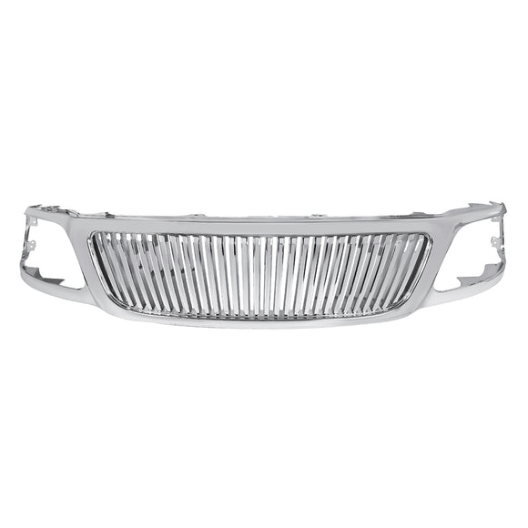 Coolstuffguru Compatible with Ford F150 F-150 Xl Xlt Expedition Chrome Vertical Front Grille