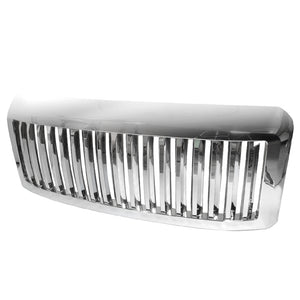 Coolstuffguru Compatible with Ford F250 F350 Super Duty Chrome Vertical Front Grill Grille