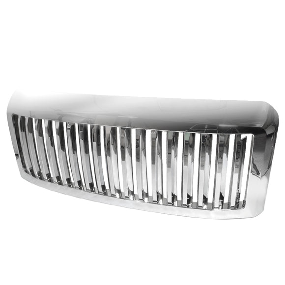 Coolstuffguru Compatible with Ford F250 F350 Super Duty Chrome Vertical Front Grill Grille