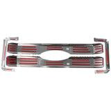 Coolstuffguru Compatible with Ford F250 F350 F450 F550 SuperDuty Pickup Front Hood Grille Overlay Cover Chrome