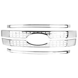 Coolstuffguru Compatible with Ford F250 F350 F450 F550 SuperDuty Front Hood Grille Grill Overlay Chrome Cover