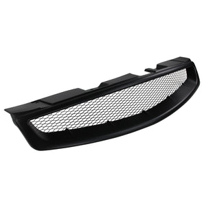 Coolstuffguru Compatible with Infinifi G35 Coupe 2DR Black ABS Mesh Front Bumper Hood Grill Grille