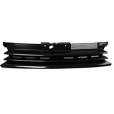 Coolstuffguru Compatible with Volkswagen Golf GTI R32 MK4 Black Horizontal Front Hood Grille w/ Notch Filler