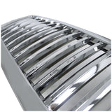 Coolstuffguru Compatible with Gmc Sierra Sl Sle Slt Pickup Truck Chrome Vertical Front Grill Grille