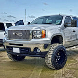 Coolstuffguru Compatible with GMC Sierra Denali Abs Front Grill Polished Chrome Round Grille