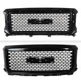 Coolstuffguru Compatible with GMC Sierra 1500 Front Bumper Glossy Black ABS Denali Style Hood Grille