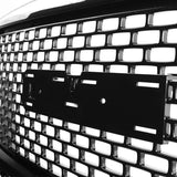 Coolstuffguru Compatible with GMC Sierra 1500 Front Bumper Glossy Black ABS Denali Style Hood Grille