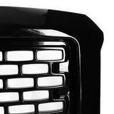 Coolstuffguru Compatible with GMC Sierra 1500 Front Bumper Glossy Black ABS Denali Style Hood Grille