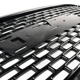 Coolstuffguru Compatible with GMC Sierra 1500 Front Bumper Glossy Black ABS Denali Style Hood Grille