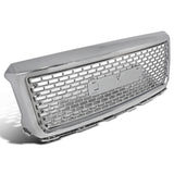 Coolstuffguru Compatible with GMC Sierra Chrome Round Hole Style Front Upper Hood Grill Grille