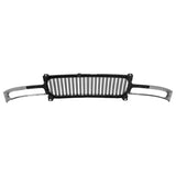 Coolstuffguru Compatible with Gmc Sierra 2500 Light Duty 00 06 Yukon Xl Chrome Vertical Front Grille