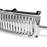 Coolstuffguru Compatible with Gmc Sierra 2500 Light Duty 00 06 Yukon Xl Chrome Vertical Front Grille