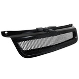 Coolstuffguru Compatible with Volkswagen Jetta Bora Black Front Grille W/ Aluminum Mesh