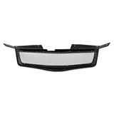 Coolstuffguru Compatible with Nissan Maxima Chrome Projector Headlights Lamp+Black Front Hood Grille Grill