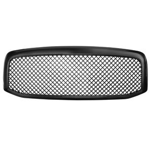 Coolstuffguru Compatible with Dodge Ram 1500 2500 3500 Glossy Black Mesh Style Front Hood Grille 1PC