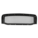 Coolstuffguru Compatible with Dodge Ram 1500 2500 3500 Black Rivet Style SS Wire Mesh Grille+Shell