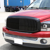 Coolstuffguru Compatible with Dodge Ram 1500 2500 3500 Black Vertical Front Grill Grille