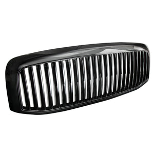 Coolstuffguru Compatible with Dodge Ram 1500 2500 3500 Black Vertical Front Grill Grille