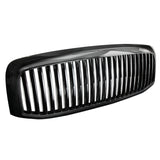 Coolstuffguru Compatible with Dodge Ram 1500 2500 3500 Black Vertical Front Grill Grille