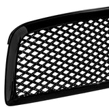 Coolstuffguru Compatible with Dodge Ram 1500 Extended Crew Cab, Black Mesh Hood Grill Grille