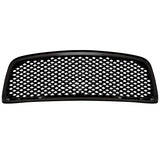 Coolstuffguru Compatible with Dodge Ram 1500 Extended Crew Cab, Black Mesh Hood Grill Grille