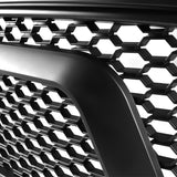 Coolstuffguru Compatible with Dodge Ram 1500 Pickup Matte Black Bumper Rebel Style Front Hood Grill Grille