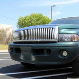 Coolstuffguru Compatible with Dodge Ram St Slt 1500 Chrome Vertical Front Grill Grille