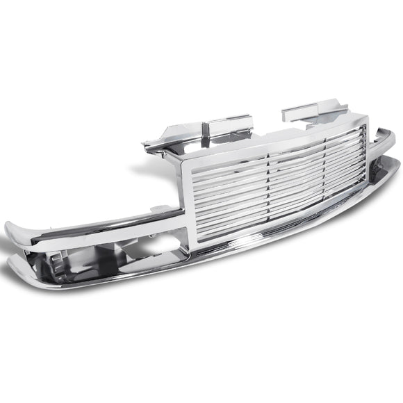 Coolstuffguru Compatible with Chevy S10 / Blazer Chrome Billet Front Bumper Grill 1PC Grille