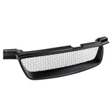 Coolstuffguru Compatible with/Replacement for 2000-2003 Nissan Sentra GTX SE Black ABS Mesh Front Bumper Hood Grill Grille