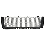 Coolstuffguru Compatible with GMC Sierra 1500 Light Duty Polished Black ABS Front Bumper Hood Grille Grill