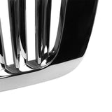 Coolstuffguru Compatible with Chevy Silverado Avalanche 1500/2500/3500HD Chrome Vertical Front Hood Grill Grille