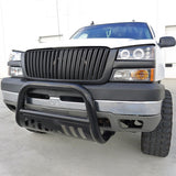 Coolstuffguru Compatible with Chevy Silverado Avalanche 1500/2500/3500HD Black Vertical Front Hood Grill Grille