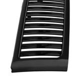 Coolstuffguru Compatible with Chevy Chevrolet Silverado 1500 Lt Ls, Black Vertical Front Hood Grille