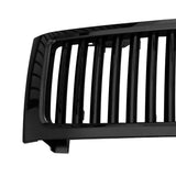 Coolstuffguru Compatible with Chevy Chevrolet Silverado 1500 Lt Ls, Black Vertical Front Hood Grille