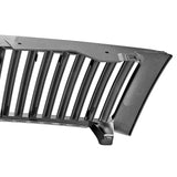 Coolstuffguru Compatible with Chevy Chevrolet Silverado 1500 Lt Ls, Black Vertical Front Hood Grille