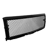 Coolstuffguru Compatible with Chevy Silverado 1500 Black ABS Front Bumper Mesh Hood Grill Grille