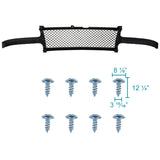 Coolstuffguru Compatible with Chevy Silverado 1500 2500 Tahoe Suburban Glossy Black Front Bumper Mesh Grille