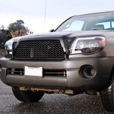 Coolstuffguru Compatible with Toyota Tacoma Glossy Black ABS Upper Front Bumper Hood Mesh Grille Grill