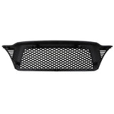 Coolstuffguru Compatible with Toyota Tacoma Glossy Black ABS Upper Front Bumper Hood Mesh Grille Grill