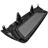 Coolstuffguru Glossy Black Stainless Steel Mesh Rivet ABS Bumper Hood Grille Compatible with 2005-2011 Toyota Tacoma