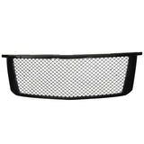 Coolstuffguru Compatible with Chevy Tahoe Suburban SUV Glossy Black ABS Front Bumper Mesh Hood Grill Grille