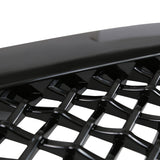 Coolstuffguru Compatible with Toyota Tundra Pickup Glossy Black ABS Front Bumper Upper Mesh Hood Grille